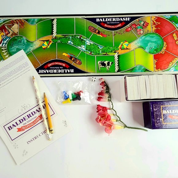 1984- BalderDash - The Games Gang Ltd.- The Hilarious Bluffing Game - Picture 1 of 9